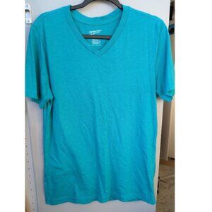 Arizona Jeans Men's Turqoise V-Neck - Medium